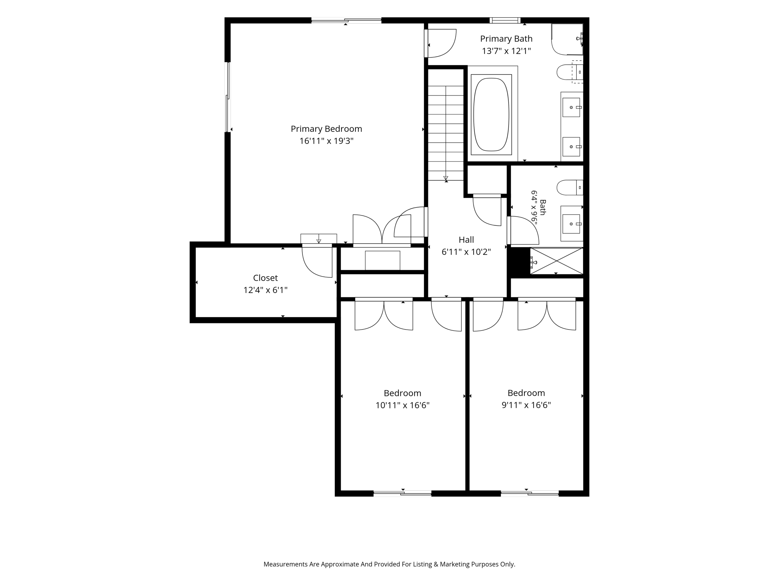 Second floor plan sample